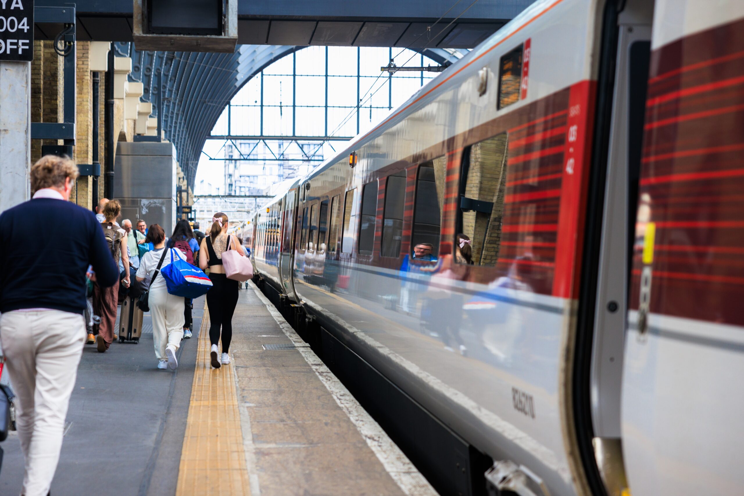 LNER train at Kings Cross station